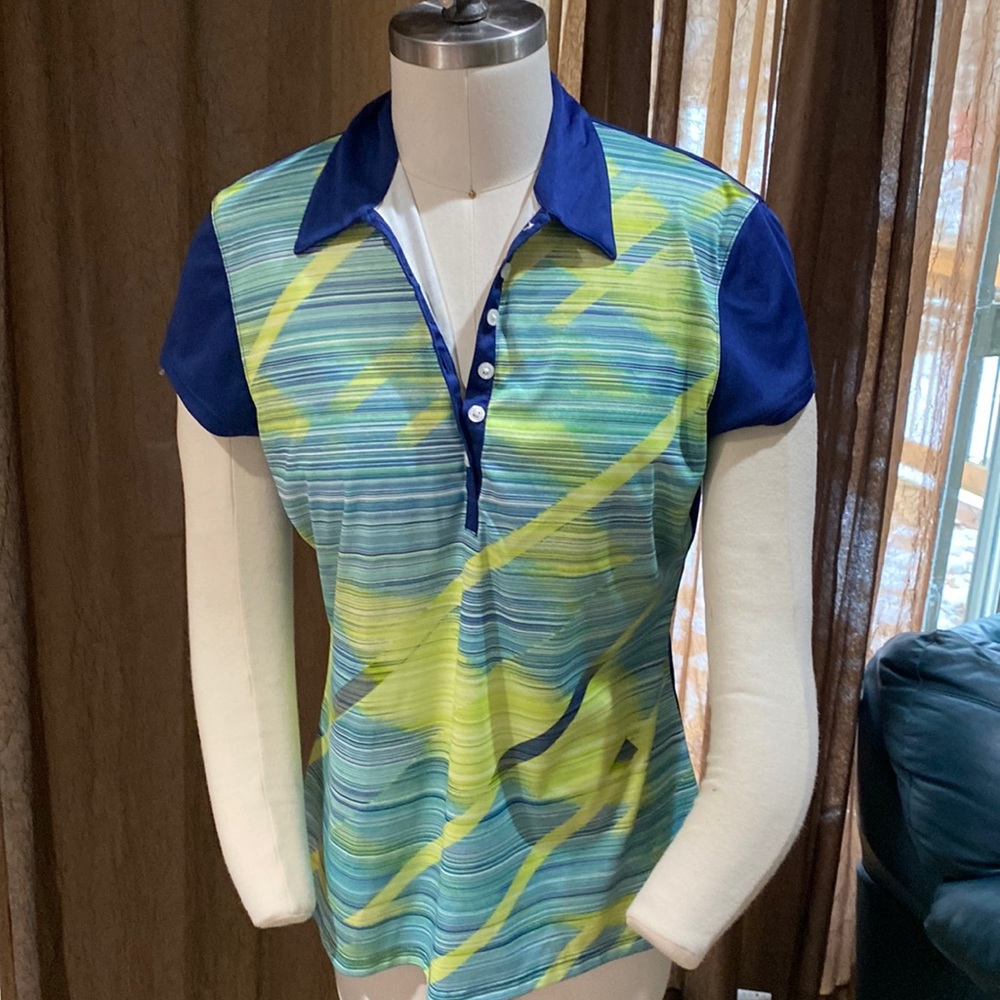 Golf / Activity shirt. Large. PGA Tour Blues